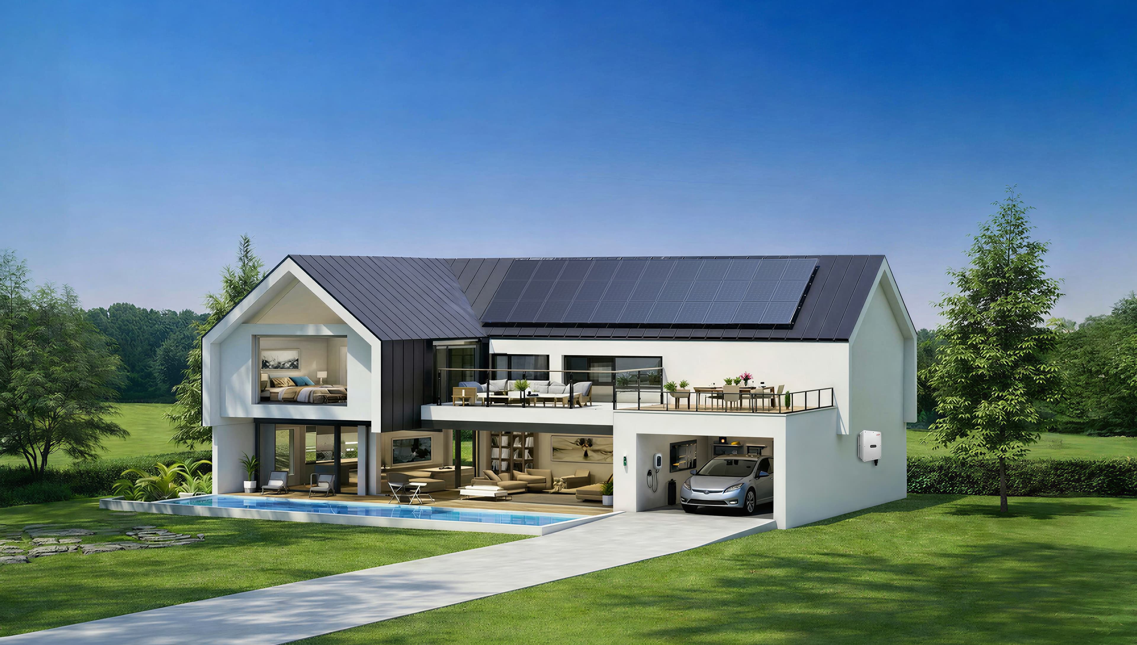 Residential<br> PV & ESS & EVCS Total Solutions